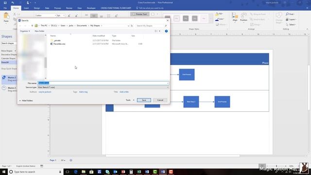 Create a Custom Stencil in Microsoft Visio смотреть онлайн