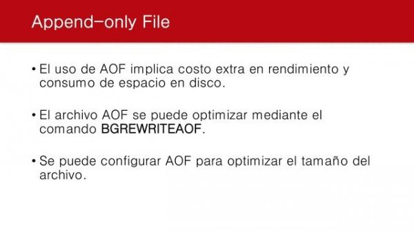 Curso REDIS: 0201 - Persistencia de datos en REDIS