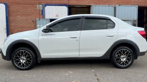 Стильные диски на Renault Logan Stepway / PDW + haida 205/50 r17