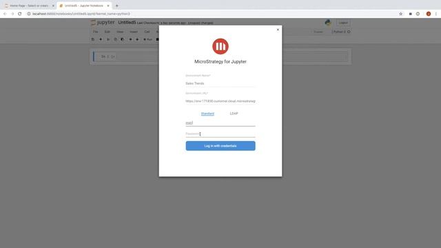 Importing MicroStrategy Data into Jupyter смотреть онлайн