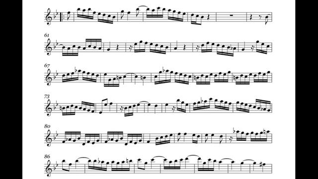 J.S.Bach- 3. Allegro from Sonata in g minor,BWV 1020-accompaniment смотреть онлайн