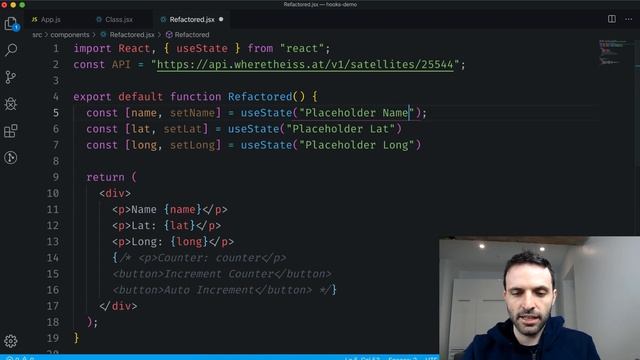 Intro to React Hooks Pt. 1: useState (Re-creating a class component) смотреть онлайн