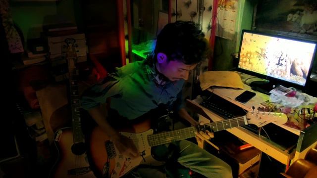Chuck Berry - Johnny B Goode guitar cover смотреть онлайн