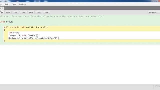 Wrapper class program in java смотреть онлайн