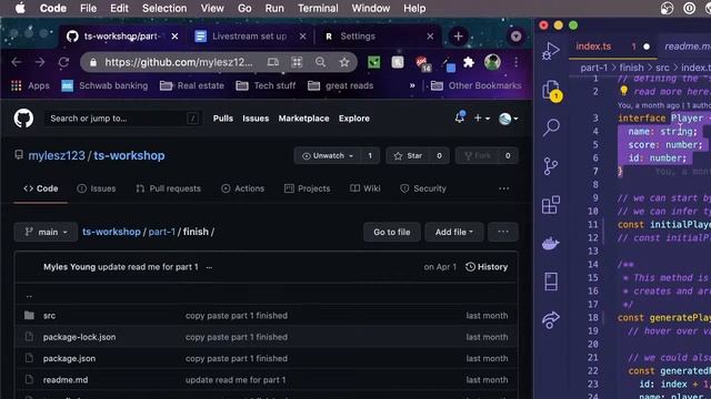 Refactoring a React app with Typescript with Myles Young смотреть онлайн