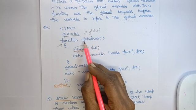 Global variable in PHP with program @btechcsetutorial7264 смотреть онлайн
