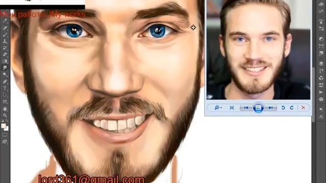 Рисуем, онлайн, Draw. online, Photoshop, рисую, смотреть онлайн
