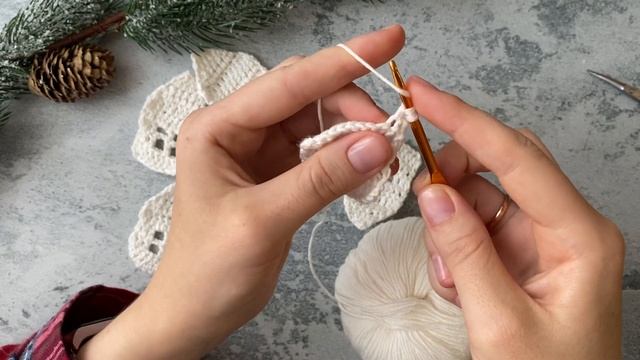 Мастер-класс Новогодняя Гирлянда "Домики" крючком// DIY//Украшение к Новому году//МК смотреть онлайн