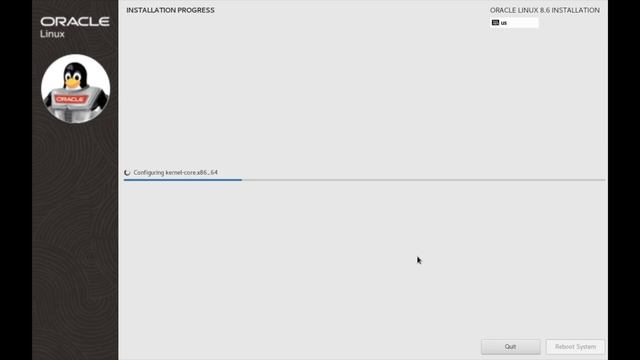 Oracle Linux 8 Server full installation and first boot смотреть онлайн