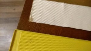 Итог выбора матрицы для изготовления вощины в домашних условиях.