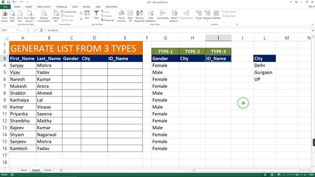 MS Excel Dropdown List | MS Excel - Dependent Dropdown List | Create a Drop Down List in Hindi смотреть онлайн