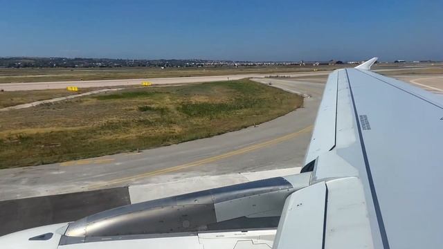 Cyprus Airways Airbus A320 Takeoff from Thessaloniki Airport - Engine View смотреть онлайн