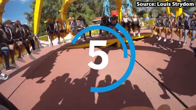 Top 10 rides at Gold Reef City - Johannesburg, South Africa | 2022 смотреть онлайн