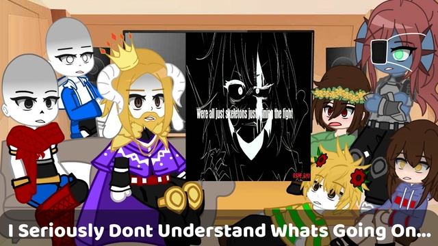 Undertale React To Dust Sans || Dusttale (1/?)