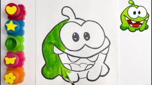 How to Draw Om Nom | Cut the Rope |как нарисовать ам ням