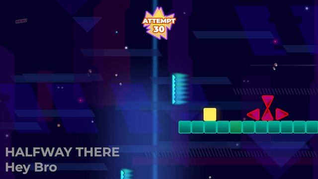 Beating the HARDEST challenge levels! - The Impossible Game 2 Custom Level смотреть онлайн