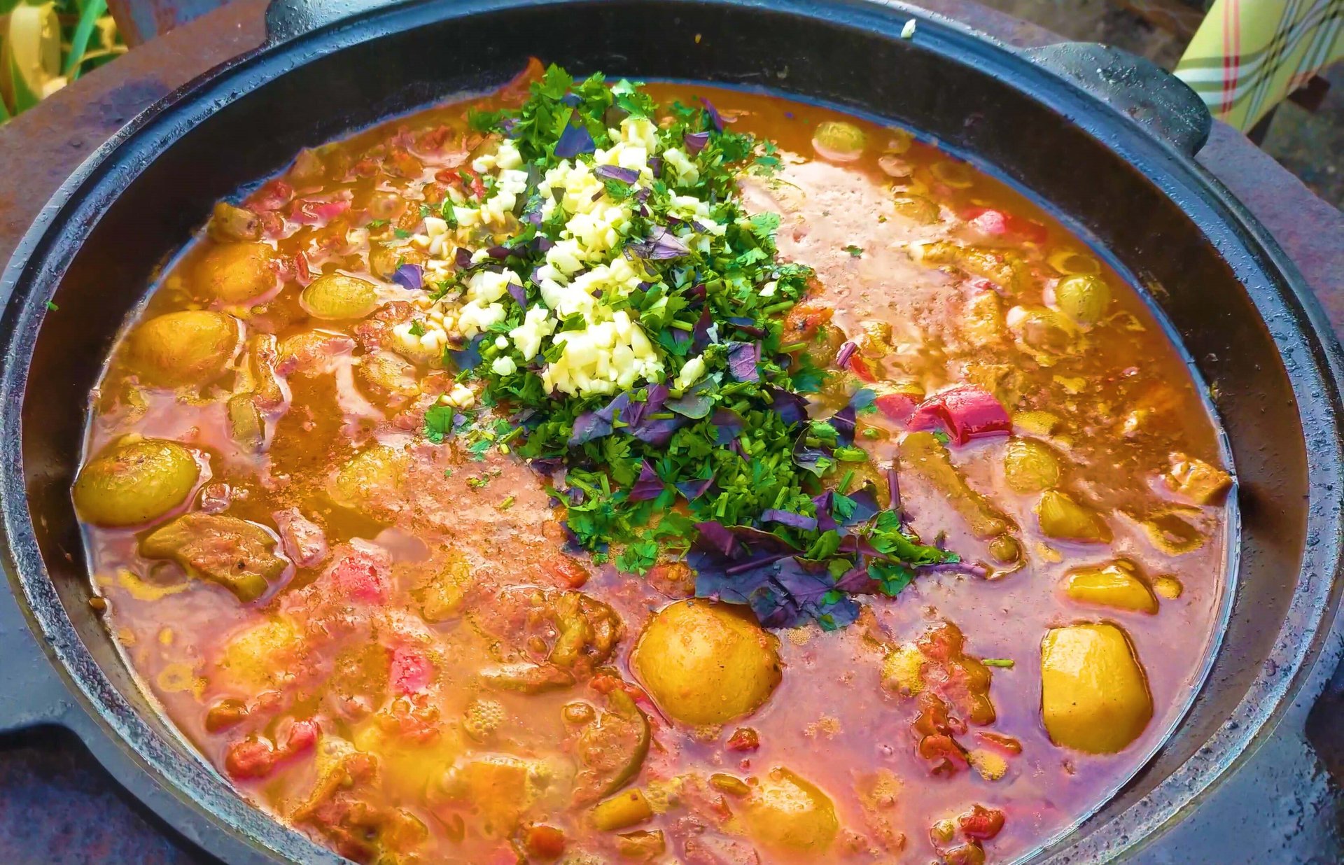 Я В ВОСТОРГЕ ОТ ЭТОГО БЛЮДА!!!!!Шикарное грузинское блюдо ХОРЦИАНИ!!!!! #картошкасмясом