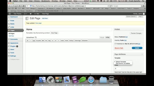 Wordpress Custom Page Template смотреть онлайн