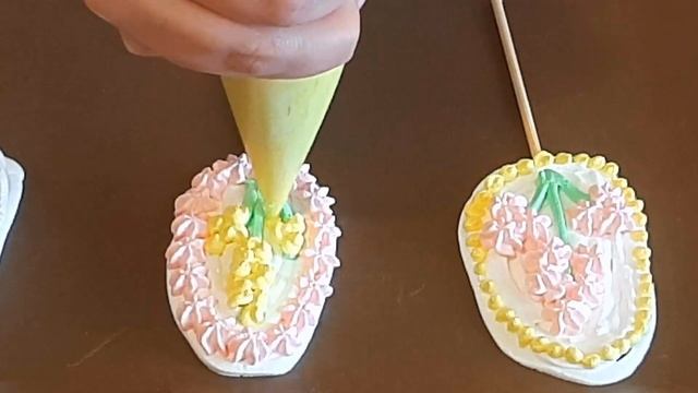Украшение для Куличей из Швейцарской Меренги на Пасху смотреть онлайн