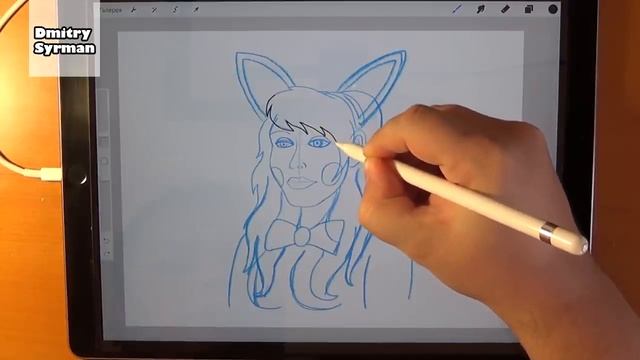 How to draw Mangle Girl, FNAF, Как нарисовать Мангл девушку смотреть онлайн