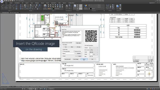 GstarCAD2020 - Express tools - QRcode смотреть онлайн