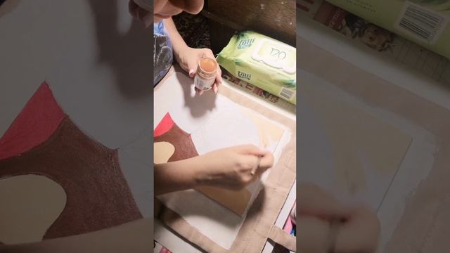 МК по созданию новогоднией интерьерной картины! 2 часть! смотреть онлайн
