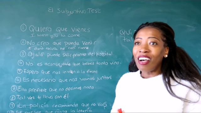 Spanish Grammar test : Subjunctive. How many did you get right? смотреть онлайн