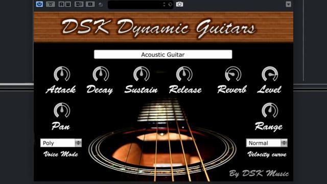 Free VST - DSK Dynamic Guitars (realistic Acoustic Guitars)