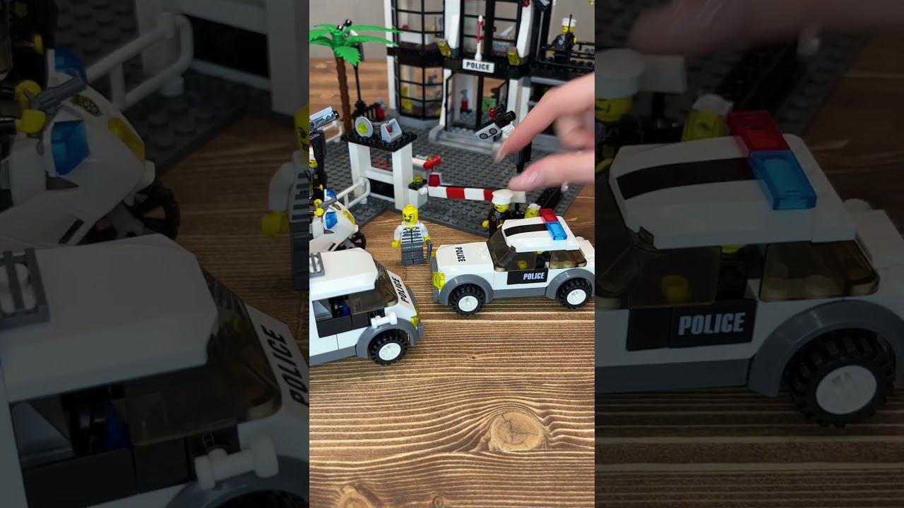 Конструктор полицейский участок аналог Lego #конструктордлядетей смотреть онлайн