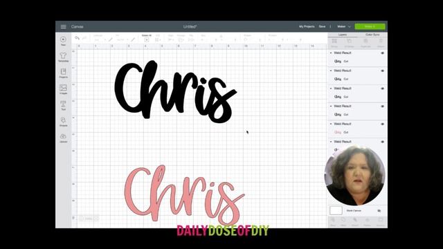 How to Shadow or Offset Text in Cricut Design Space 2020 смотреть онлайн