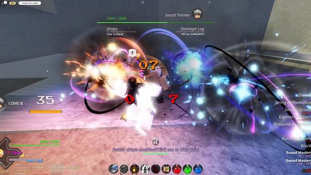 SOUND BREATHING Inf combo (Project Slayers) смотреть онлайн