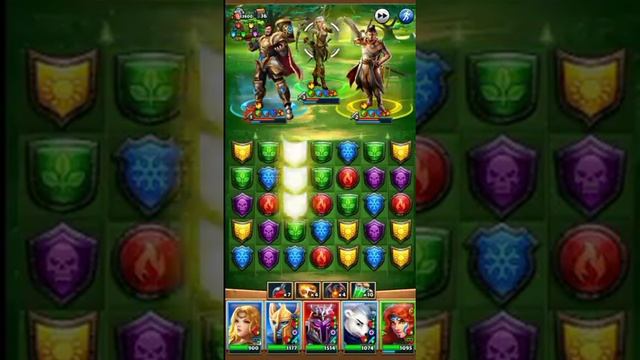 Empires and Puzzles The Olmor Experience - Trials of Serenity 21.07.2019 end boss battle hard stage смотреть онлайн