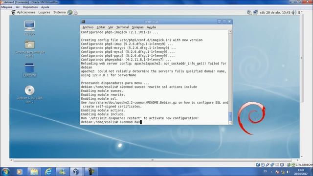 Instalación de servidor web apache y de php en debian, Equipo 3 смотреть онлайн