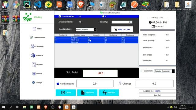 Point of Sale System || Java and MYSQL with free source code смотреть онлайн
