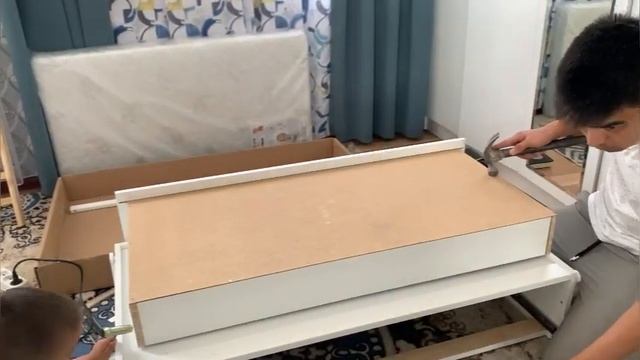 Манеж жасалу жолы, Как собрать кроватку ВДК (казакша )