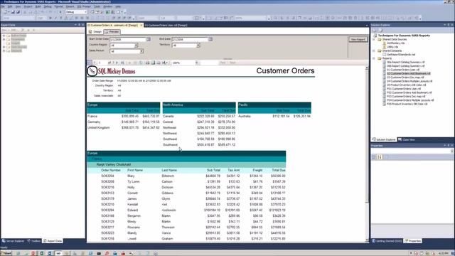 Techniques for Dynamic SSRS Reports смотреть онлайн