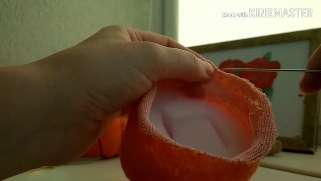 Делаю тыкву из носков. Осенний декор своими руками. смотреть онлайн