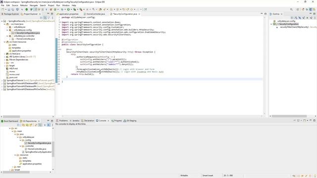 Spring Boot 3 Security (Part 01) Security Config - SecurityFilterChain смотреть онлайн
