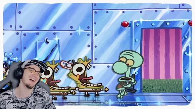 СПАНЧ БОБ ► НАСТОЯЩАЯ ВЕРСИЯ ( The Ultimate "Spongebob Squarepants" Recap Cartoon ) | Реакция смотреть онлайн