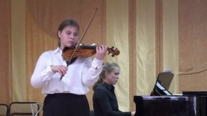 Ш. Берио. Вариации  Ре Минор. Теплова Анна.