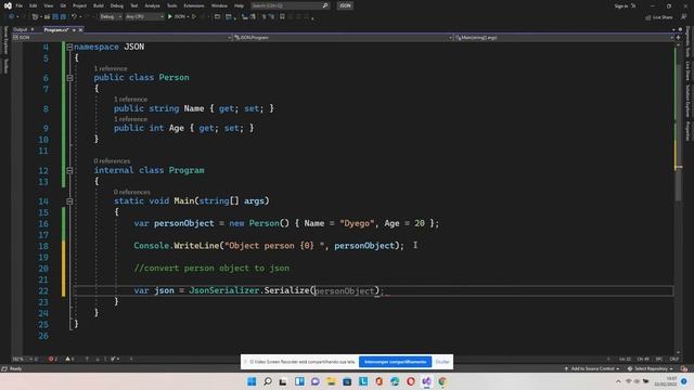 JSON CONVERT TO OBJECT смотреть онлайн