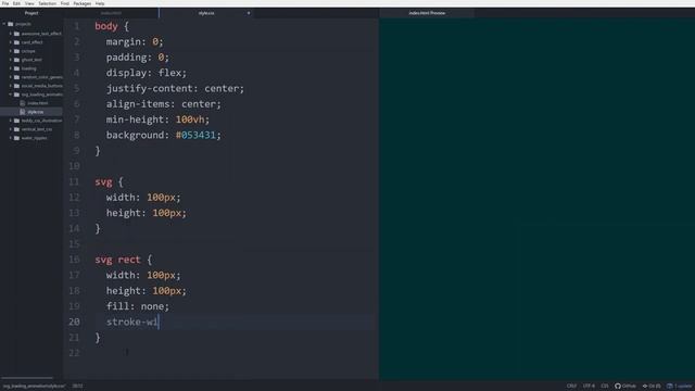 CSS Tutorial | SVG Loading Animation Effects | HTML & CSS смотреть онлайн