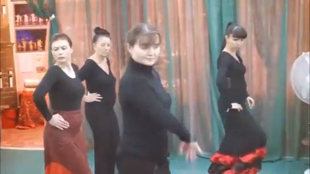Класс фламенко, Студия танцев Ирины Козыревой смотреть онлайн