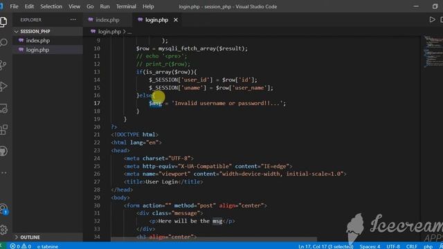 MAKE LOGIN USING PHP WITH SESSION PART-8 | CODEHUBS смотреть онлайн