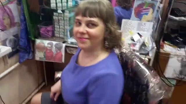 Затонировали осветление 7-1 пепельный блонд.Краской Капус студио. смотреть онлайн