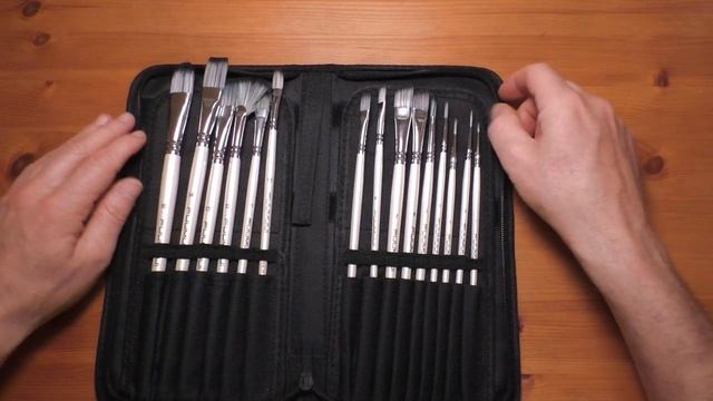 Fuumuui Brush Set Review - Best Brushes On A Budget - Watercolour, Gouache, Acrylic, Oil Paint