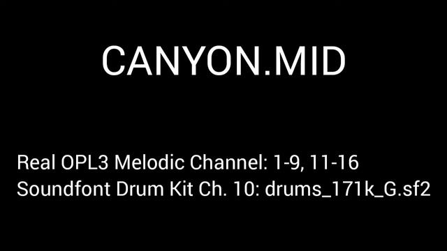 CANYON.MID (Hybrid Synthesizer) смотреть онлайн
