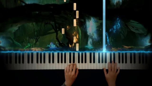 The Sacrifice - Ori and the Blind Forest OST - Synthesia Piano Cover / Tutorial смотреть онлайн