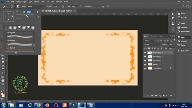 Photoshop Brushes Download | How to use and install Brush tool in Photoshop @Neerajsingh1990 смотреть онлайн