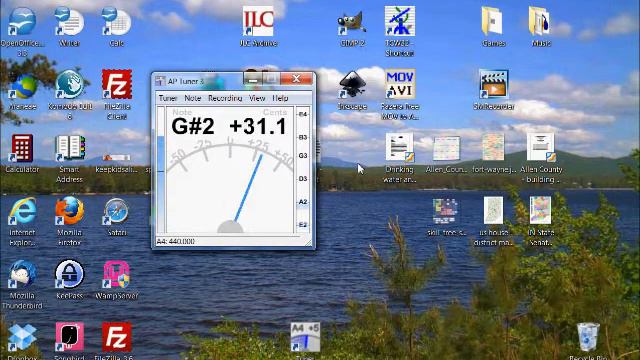 How to tune your guitar with FREE software смотреть онлайн